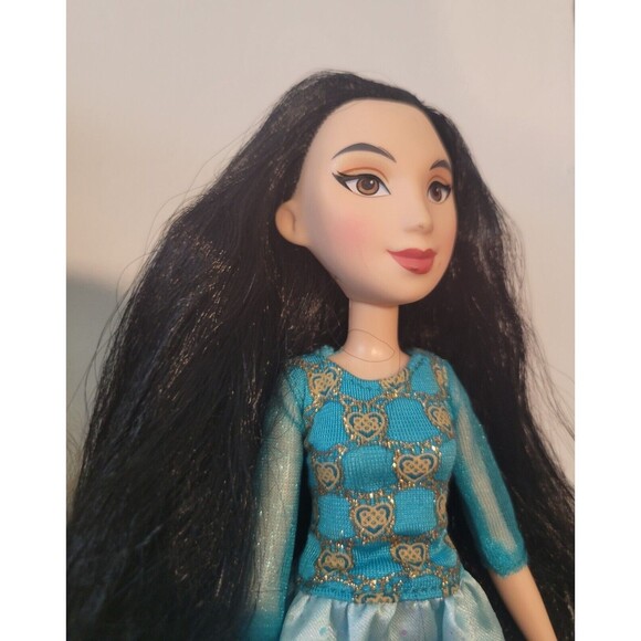 Disney Hasbro Princess Dolls Belle, Elsa, Aurora, Mulan - Picture 12 of 16